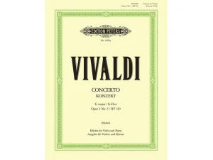Vivaldi - Violin Concerto in G Op.3 No.3 RV310 - Violin + Piano