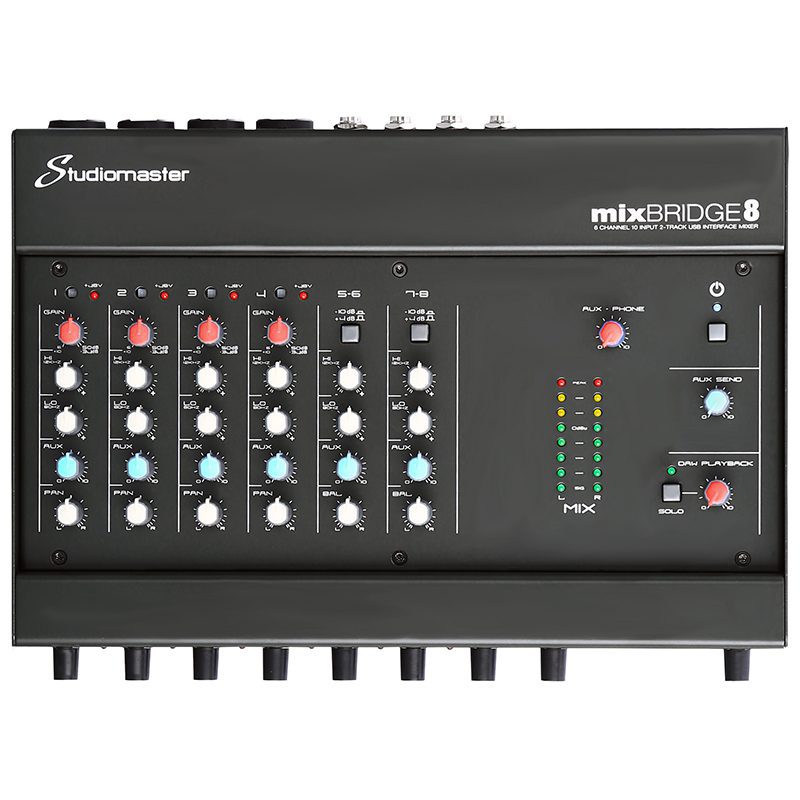 Studiomaster Mixbridge8 - Mixing Console/Recording Interface