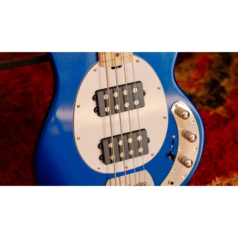 Sterling By Music Man StingRay Ray4 HH - Cobra Blue - Image 2