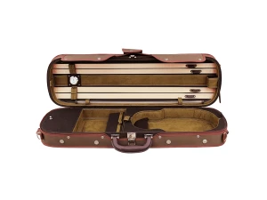 Hidersine Deluxe Wooden Arched Top Violin Case w/Hygrometer
