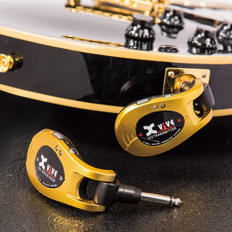 Xvive U2 Wireless Guitar System - Gold - Image 3