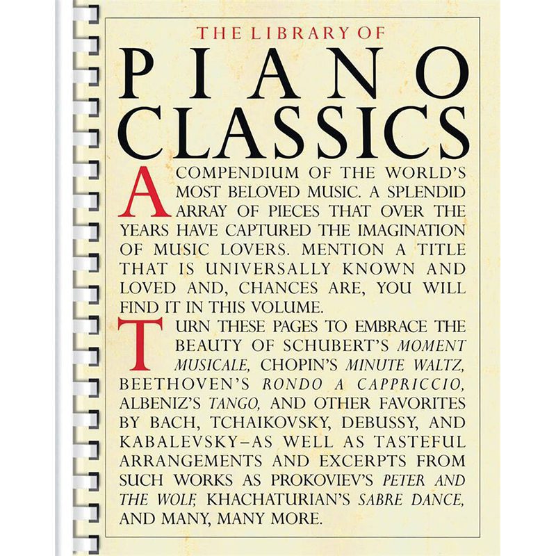 Library Of Piano Classics