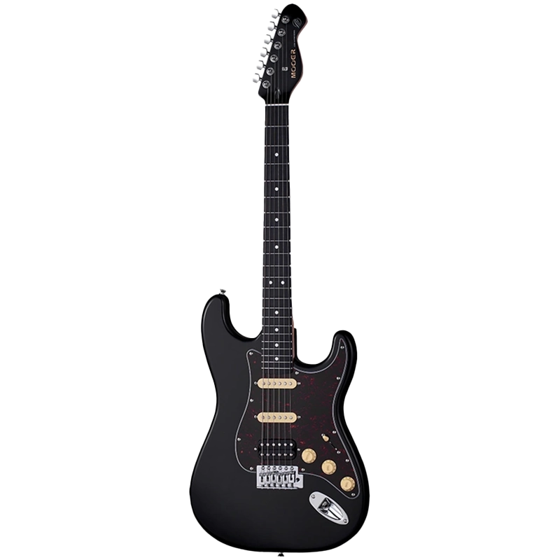 MOOER MCS10 Pro Electric Guitar - HSS - Black