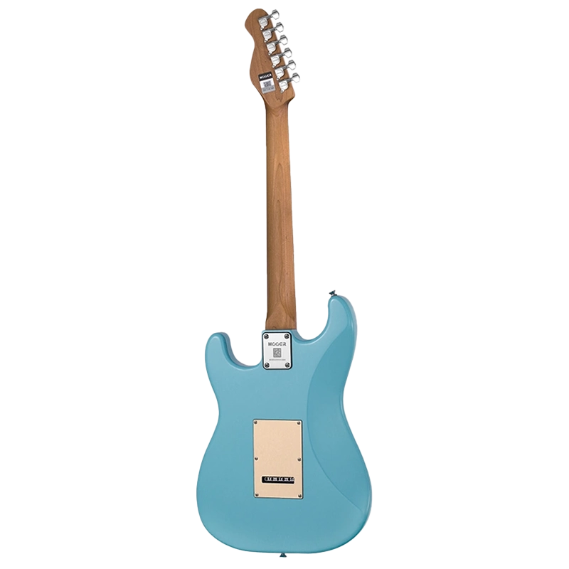 MOOER MCS10 Pro Electric Guitar - HSS - Daphne Blue - Image 3