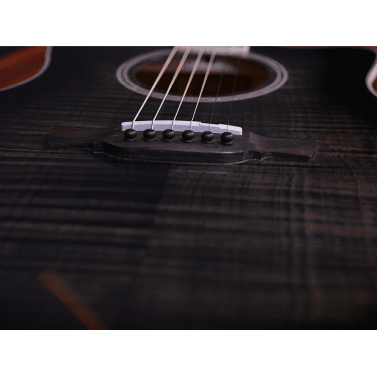 Crafter Noble - Electro-Acoustic - Transparent Black Sunburst - Image 3