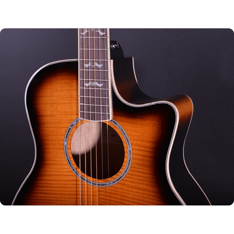 Crafter Noble - Electro-Acoustic - Transparent Vintage Sunburst - Image 4