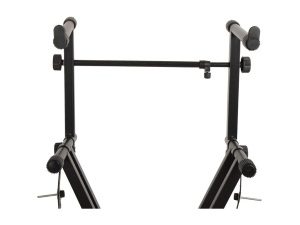 Genwick 2 Tier Keyboard Stand Adaptor - X Style - Black