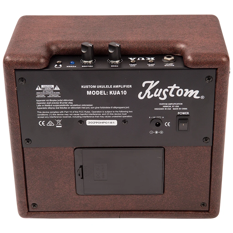 Kustom Ukulele Battery Powered Amp Package - 10W w/Strap & Piezo Pickup - Image 2