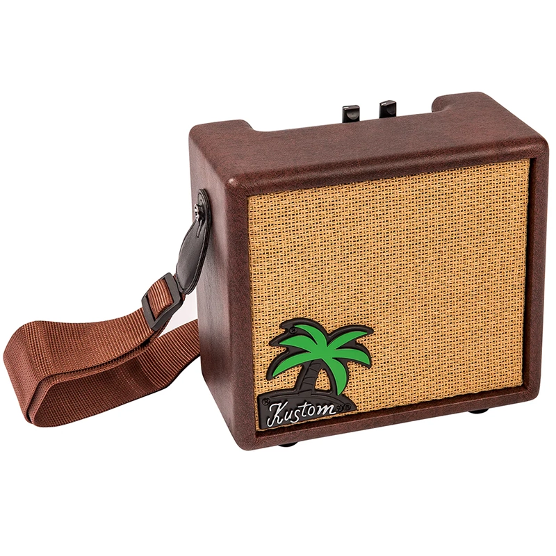 Kustom Ukulele Battery Powered Amp Package - 10W w/Strap & Piezo Pickup