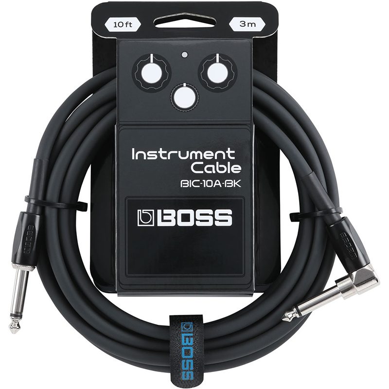 BOSS BIC-10A-BK 10ft Instrument Cable - Black