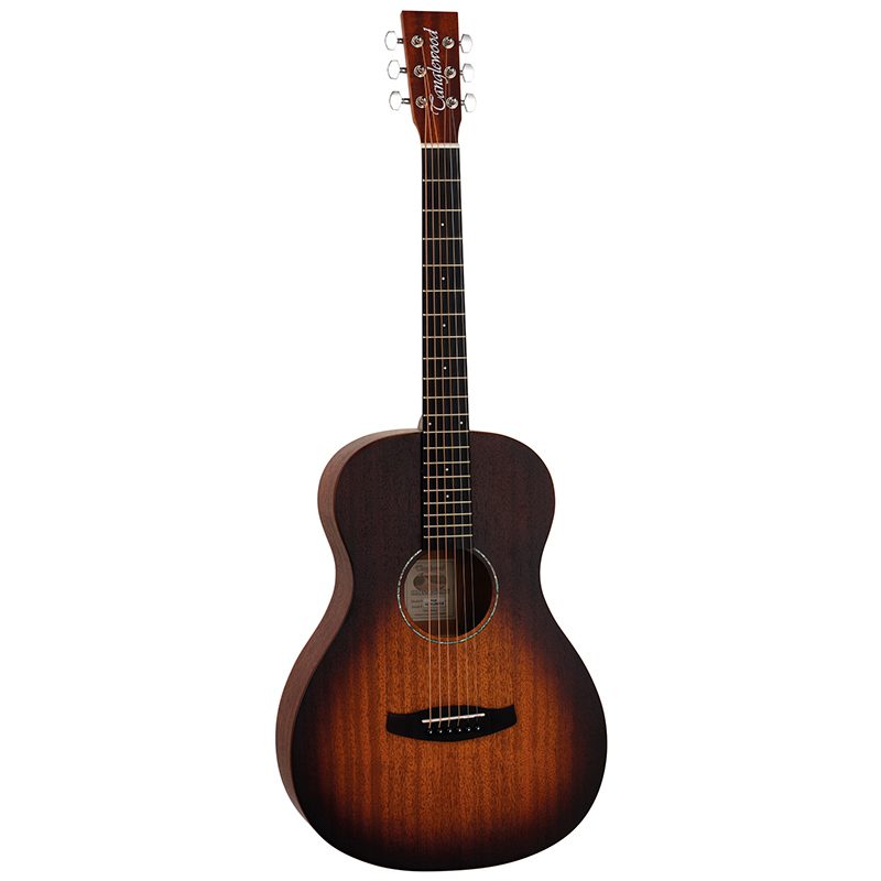 Tanglewood Crossroads TC8 - Parlour Acoustic Guitar - Whiskey Burst Satin
