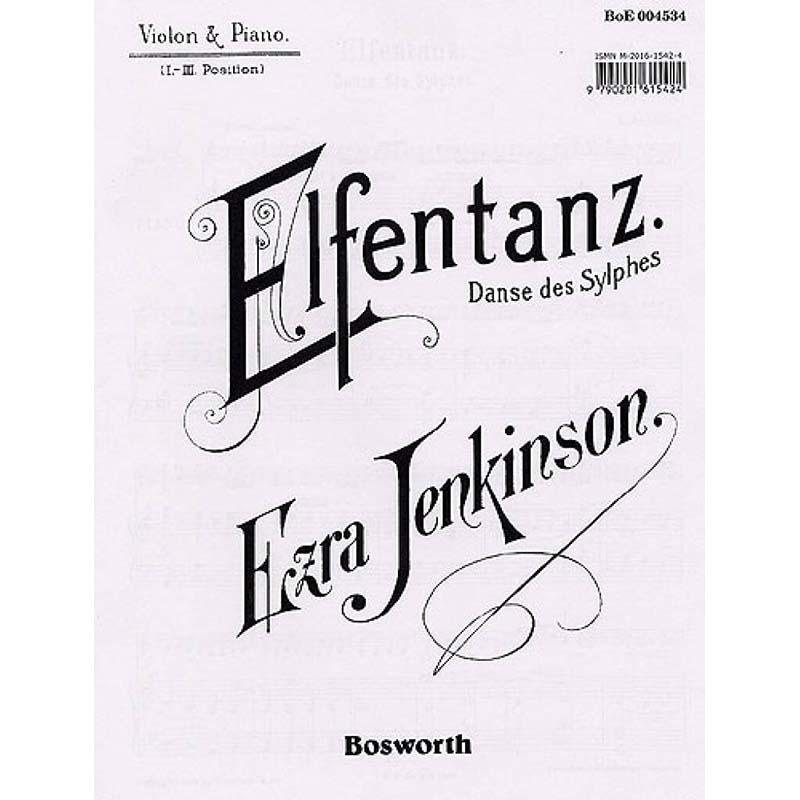 Elfentanz - Ezra Jenkinson - Violin And Piano