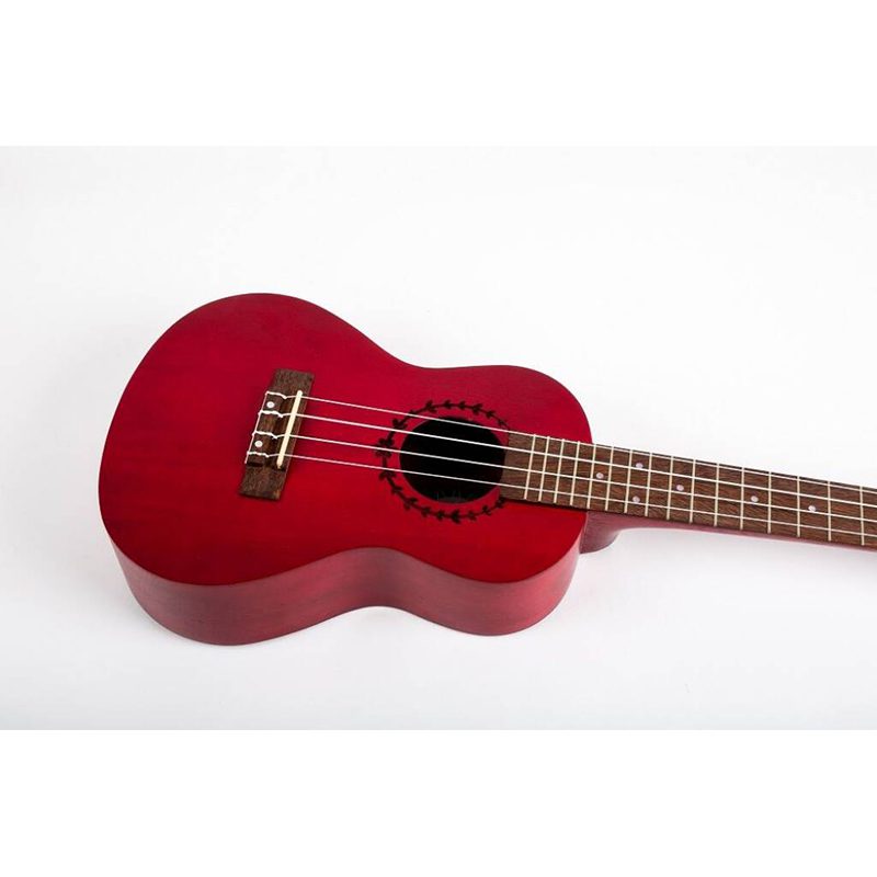 Bumblebee BUS23 Soprano Ukulele - Red - Image 2