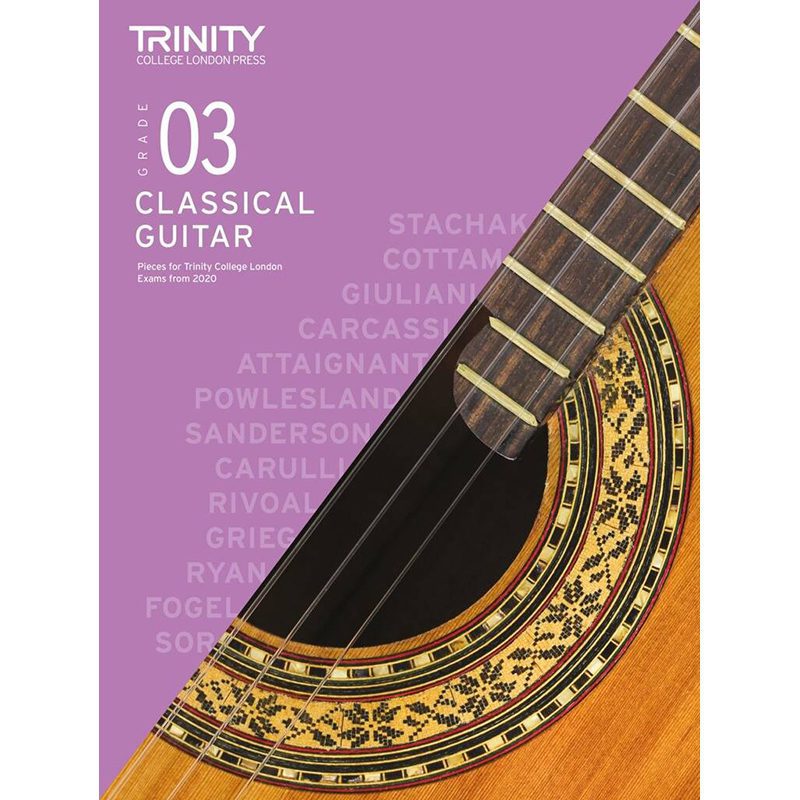 Trinity College London - Classical Guitar Exam Pieces - 2020-2023 - Grade 3