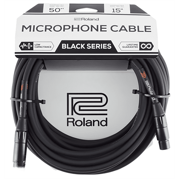 Roland RMC-B50 XLR-XLR Microphone Cable - 50ft/15m