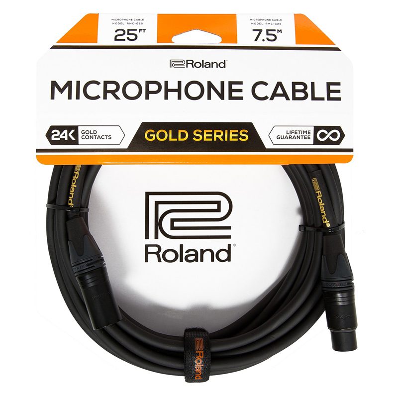 Roland RMC-G25 XLR-XLR Microphone Cable - 25ft/7.5m