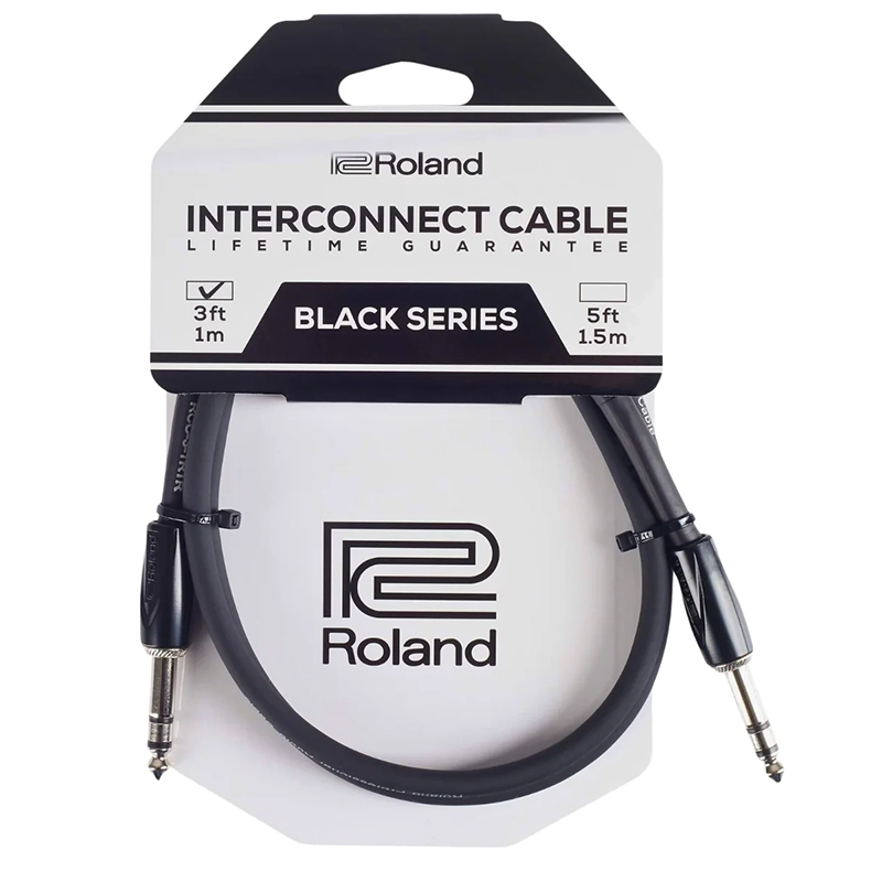 Roland RCC-3-TRTR - TRS/Stereo Cable - 3ft/1m