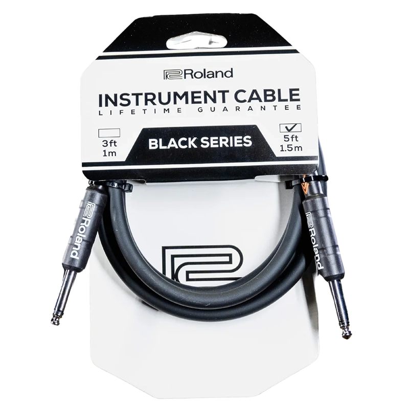 Roland Black Series - RIC-B5 - 5ft/1.5m Instrument Cable