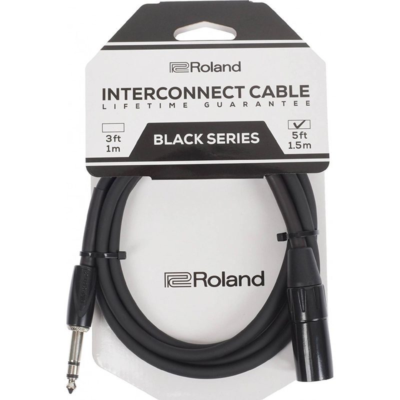 Roland RCC-5-TRXM - 1/4-inch TRS male to XLR male - 5ft/1.5m