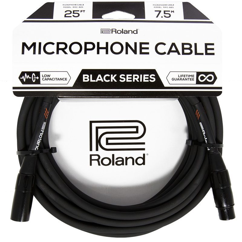Roland RMC-B25 XLR-XLR Microphone Cable - 25ft/7.5m