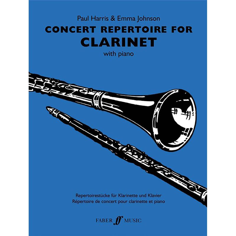 Concert Repertoire For Clarinet - Paul Harris