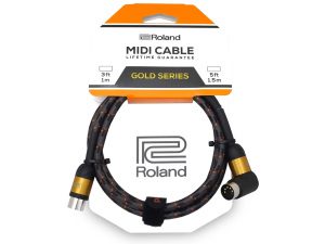 Roland RMIDI-G5A MIDI Cable - 5ft/1.5m w/Angled Connector