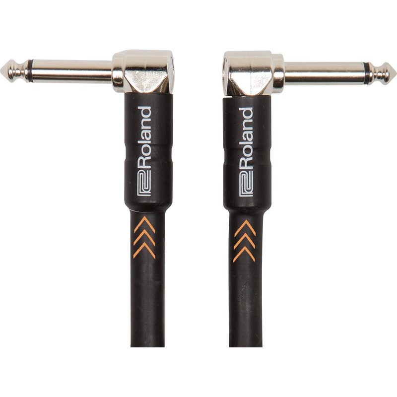 Roland Black Series - RIC-B1AA - 30cm/1ft Instrument Patch Cable - Image 2