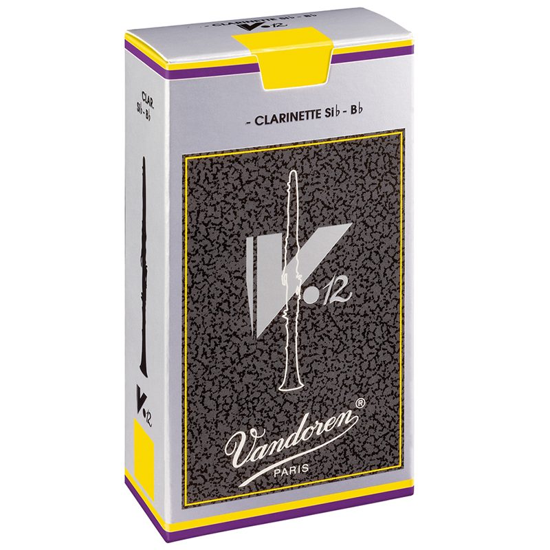 Vandoren Bb Size 2.5 V12 Clarinet Reeds - 1 Pack