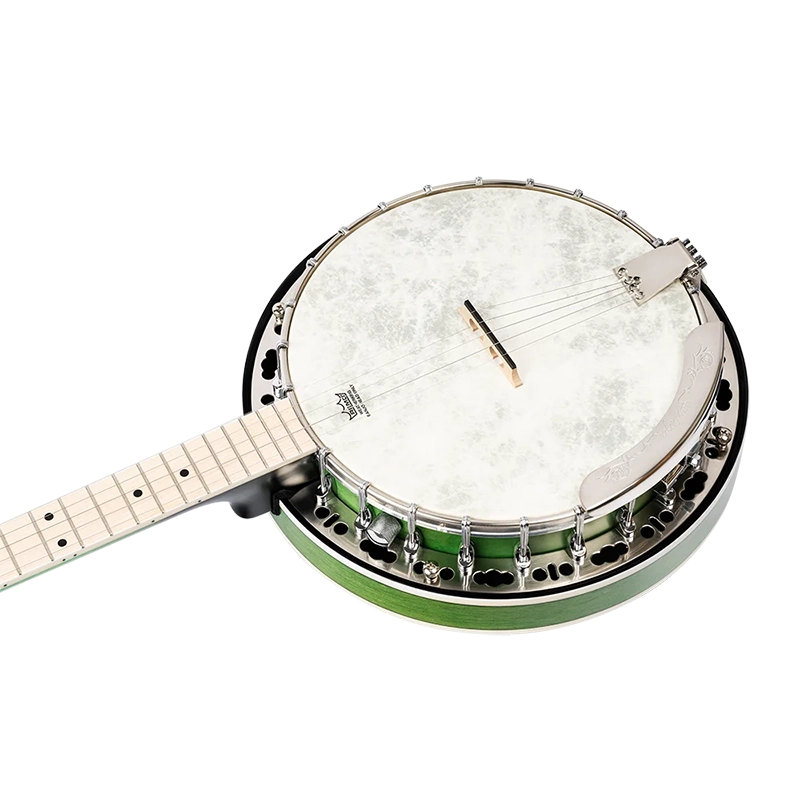 Ortega Falcon Series 5-String Banjo - Maple Green - Image 5