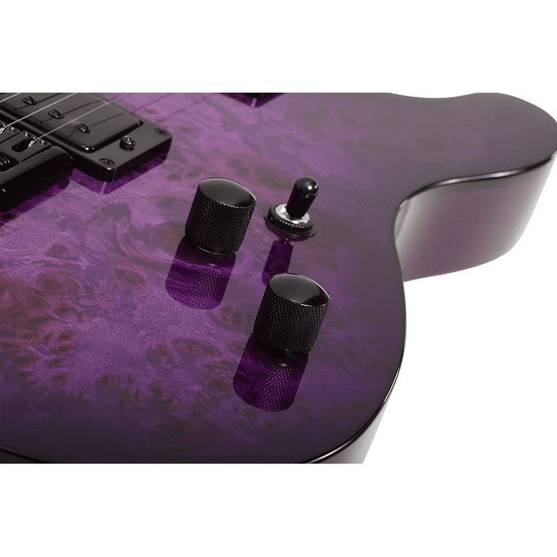 Schecter PT Standard - Purple Burst Burl - Image 6