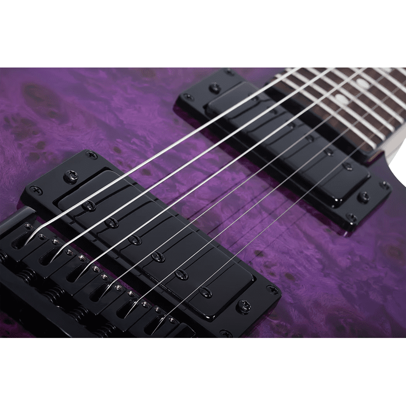 Schecter PT Standard - Purple Burst Burl - Image 8