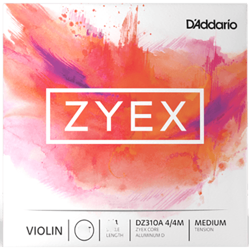 D'addario Zyex Violin String Set - 3/4 - Medium - Image 4