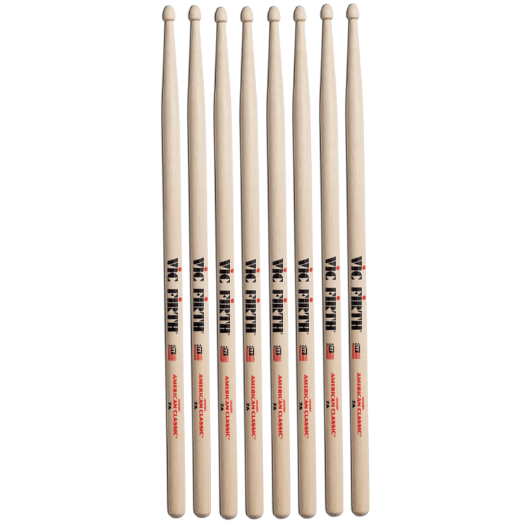 Vic Firth American Classic 7A - Value Pack - 4 Pairs For Price Of 3