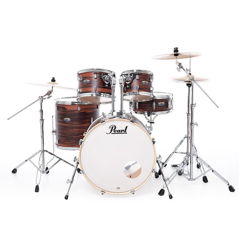 Pearl Decade Maple DMP925S/C828 w/ Hardware - Matte Dark Walnut - Image 6