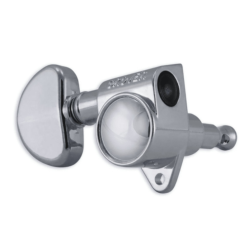 Grover 102-18 Machineheads 18:1 Ratio 3+3 Set - Chrome - Image 2
