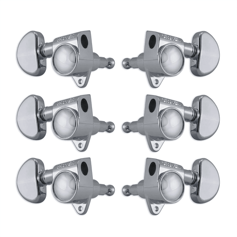 Grover 102-18 Machineheads 18:1 Ratio 3+3 Set - Chrome