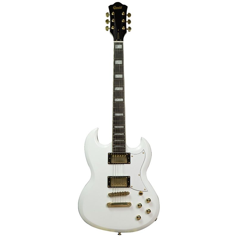 Gould Steelport Electric Guitar - White