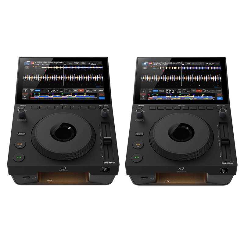 Aplhatheta CDJ-1500X - DJ Multi Player - Pair of 2