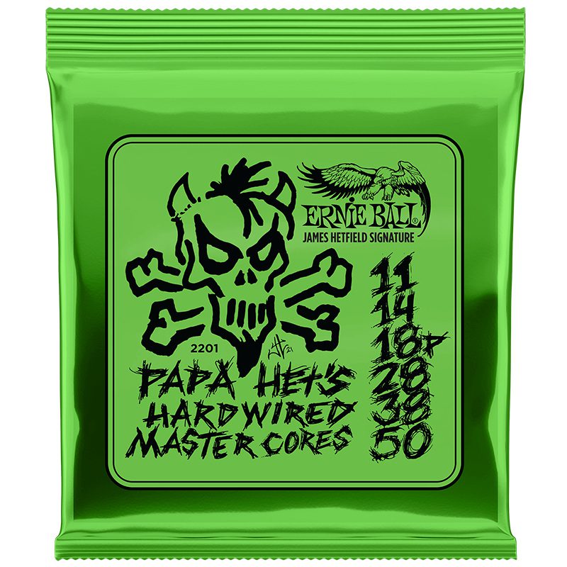Ernie Ball Papa Het's Hardwired Master Cores - Signature Strings - 11-50
