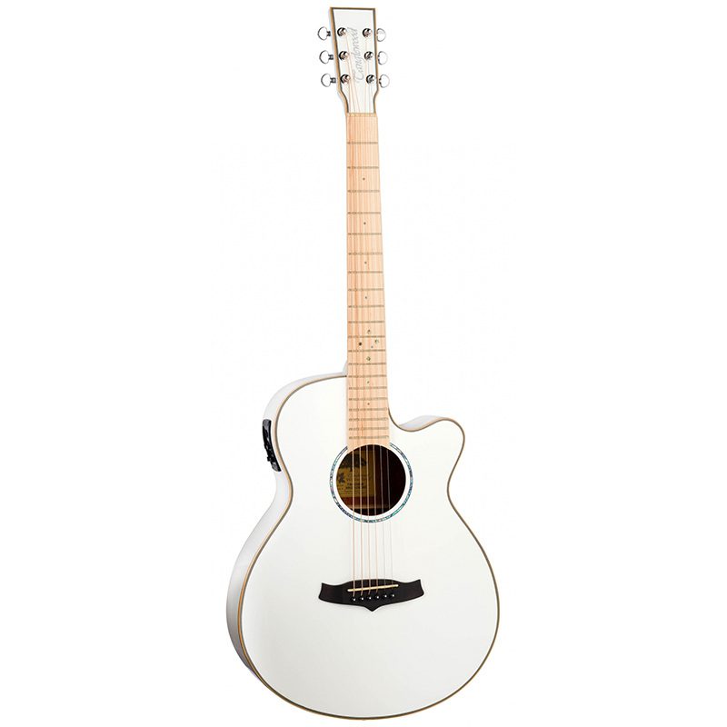 Tanglewood Winterleaf Blonde TW4 CE BLA - Whitsunday White Gloss